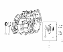 21201-030 AUTOMATIC TRANSMISSION CASE AND COVERS