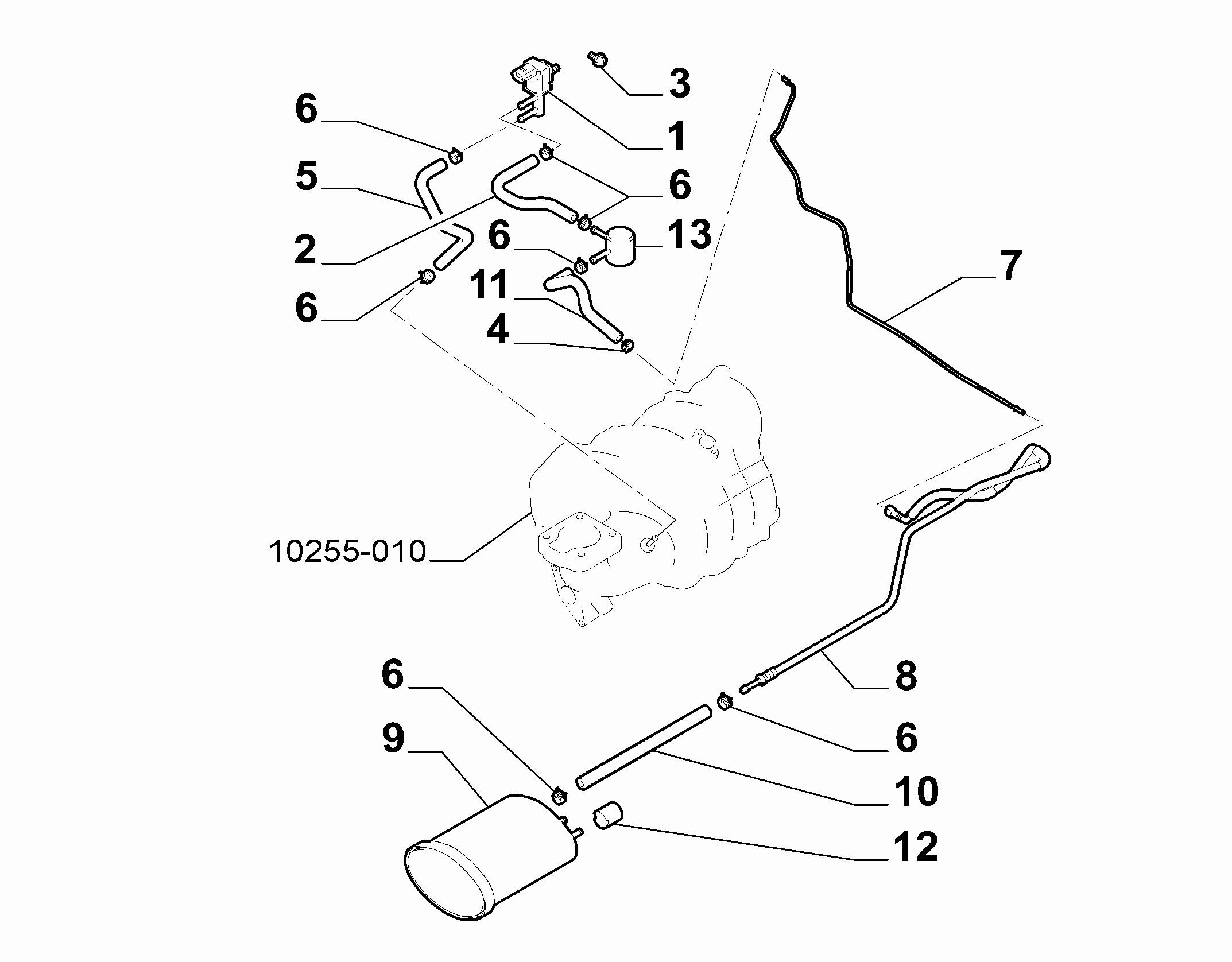 10201-020 UNDERSIDE FUEL PIPES