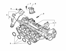 10255-010 INTAKE MANIFOLD AND BUTTERFLY CLIPS