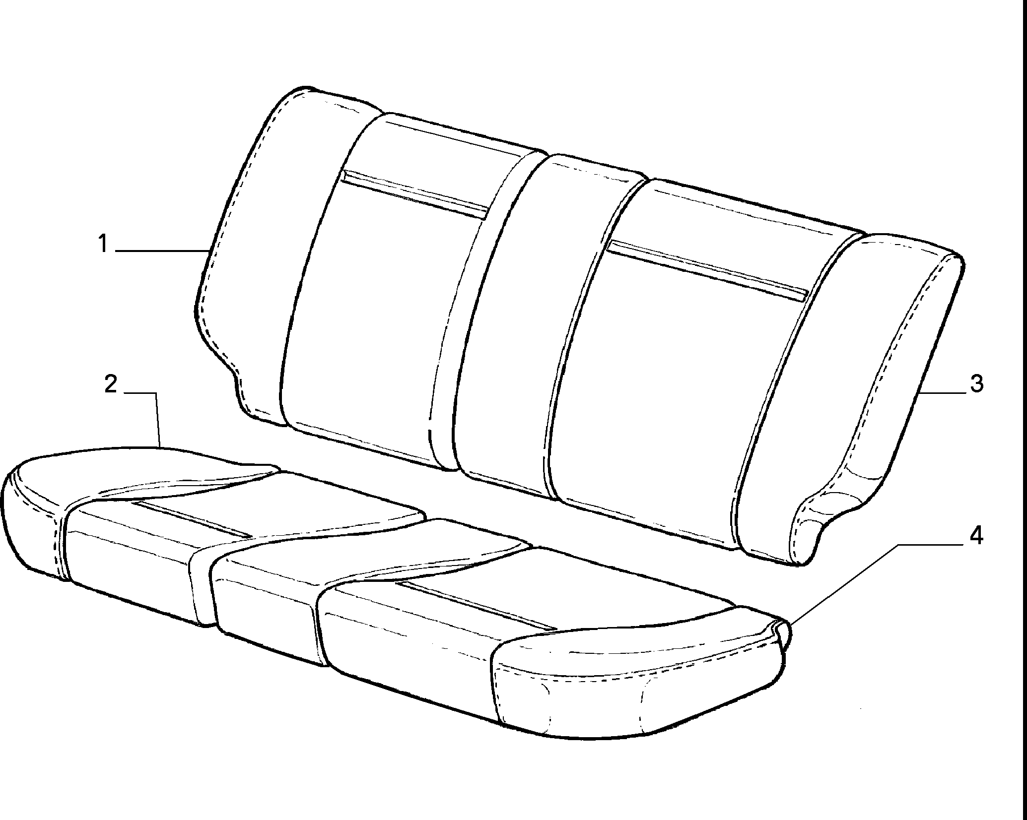 70615/01 REAR SEAT LINING