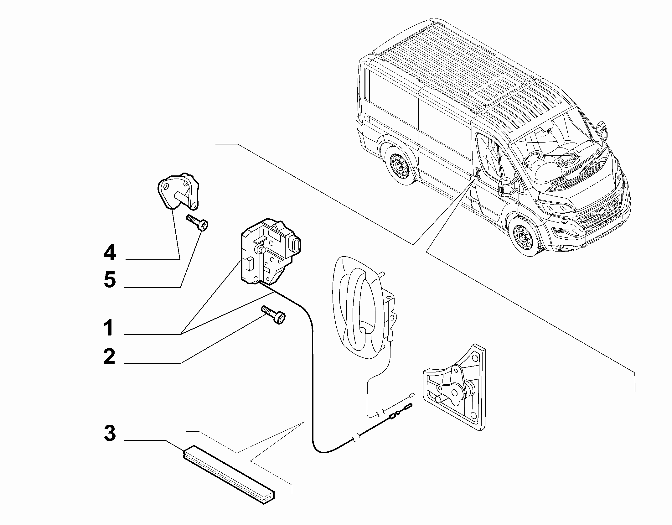 70143-050 SLIDING DOOR KEYLOCK