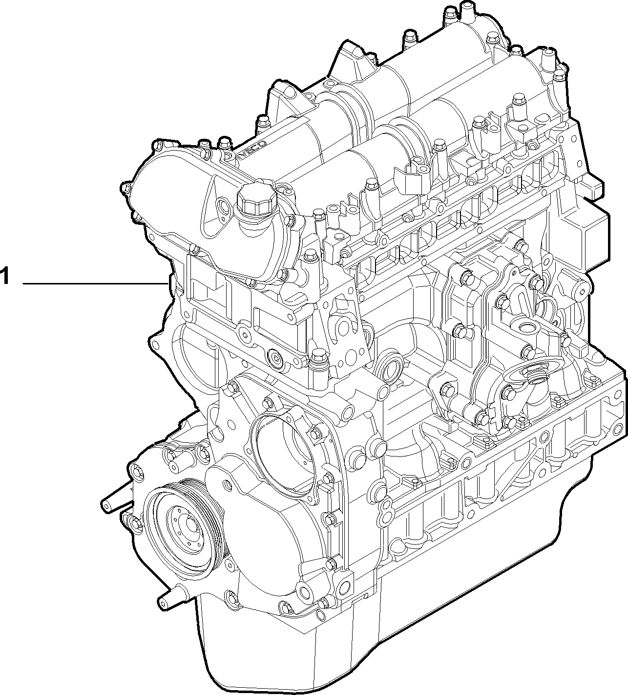 10000-010 SEMI-COMPLETE ENGINE