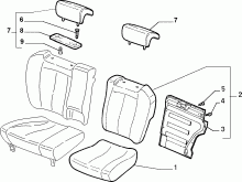 70613/01 REAR SEAT