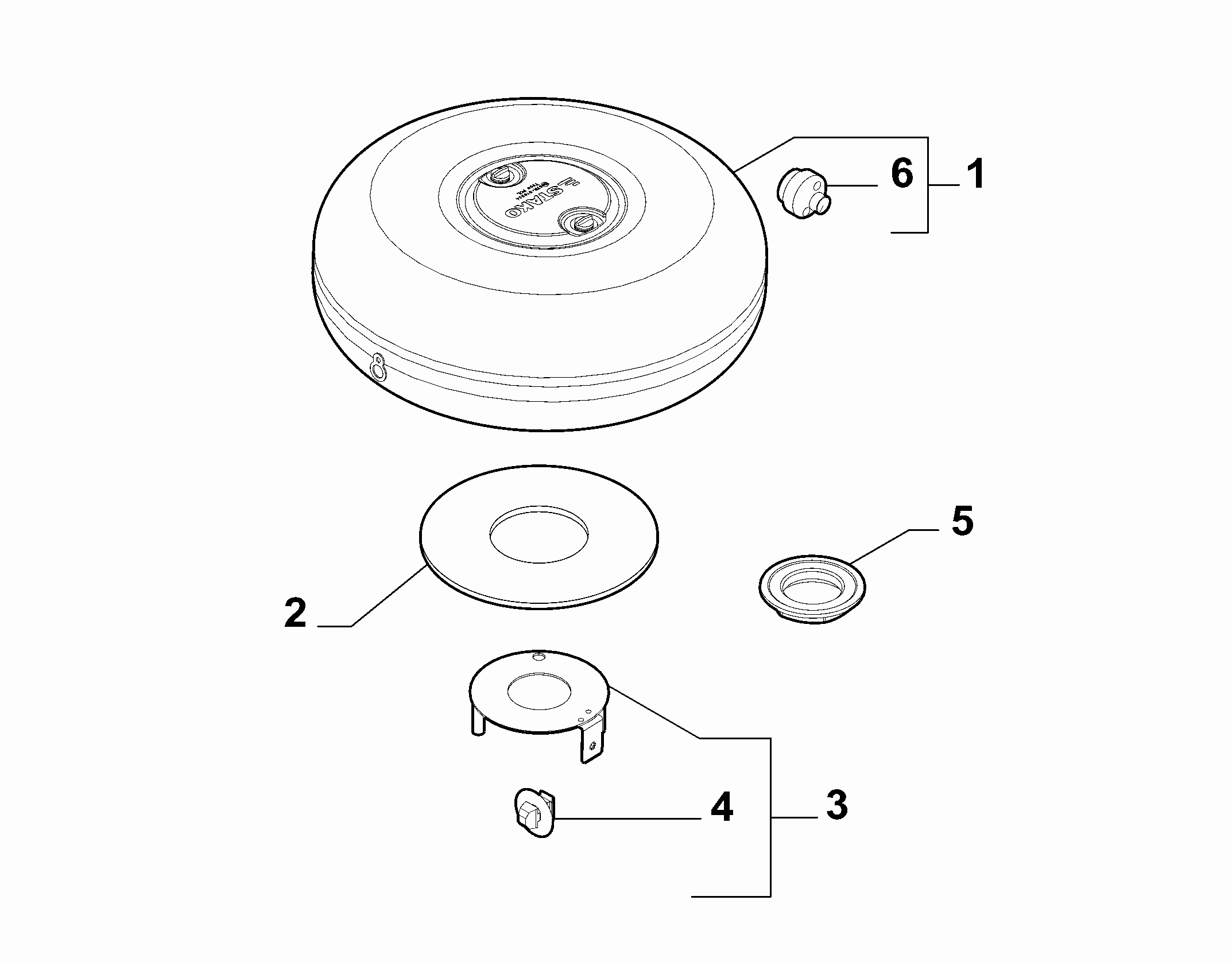 10200-040 GAS CYLINDER
