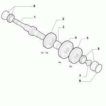 21215-010 PRIMARY SHAFT AND GEAR LEAD