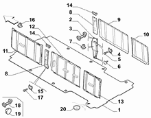 70521-013 CARGO AREA PROTECTION PANNELS