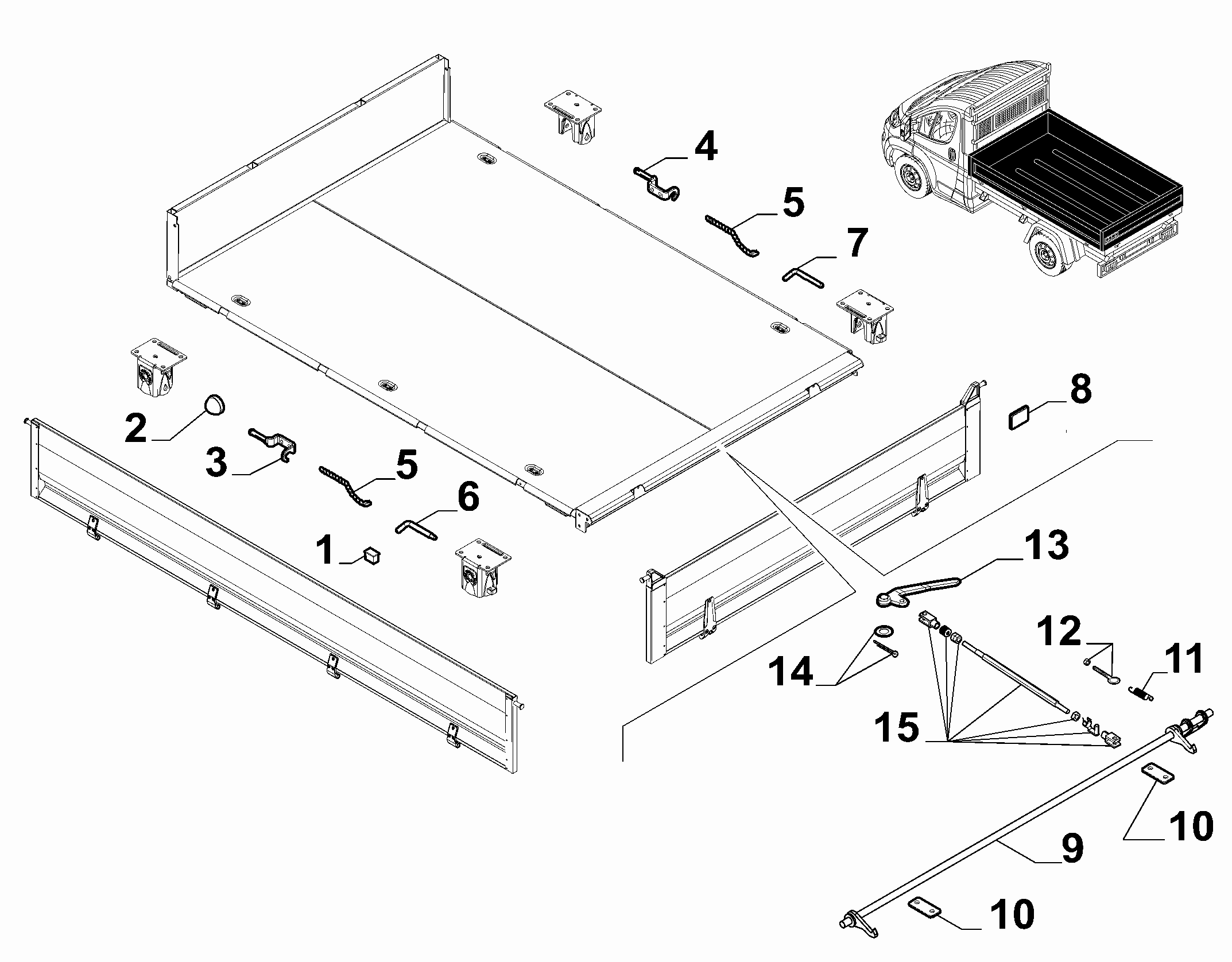 70021-030 SIDE PANELS FOR COMMERCIAL VEHICLES