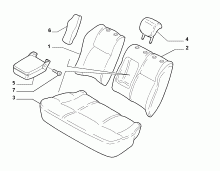 70615/01 REAR SEAT LINING