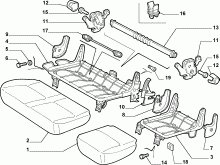 70613/01 REAR SEAT
