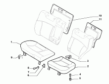 70613/03 REAR SEAT