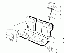 70613/03 REAR SEAT