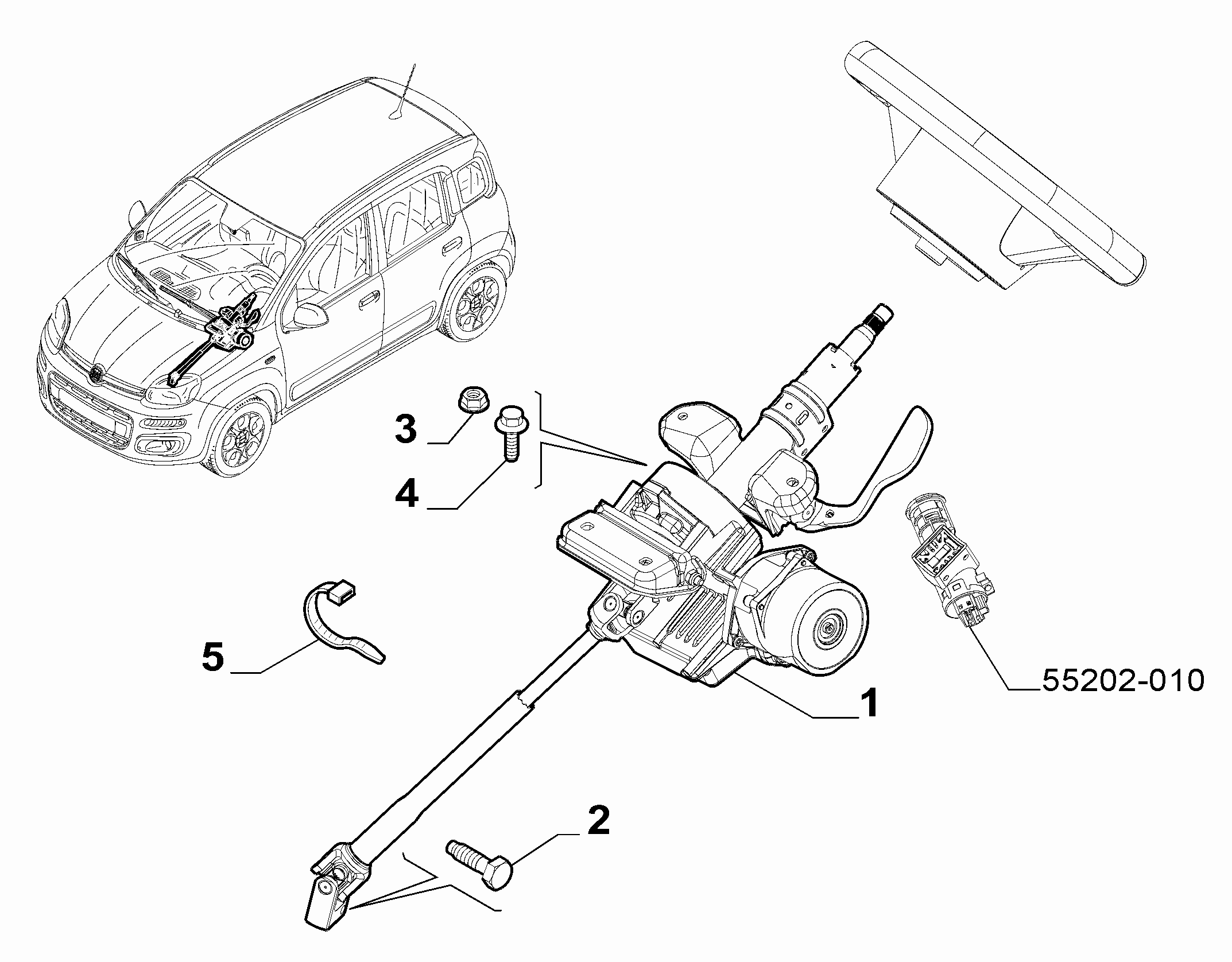 41201-020 POWER STEERING SHAFT