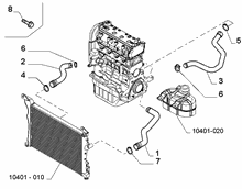 10401-030 RADIATOR PIPING
