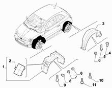 70723-010 WHEEL CARRIAGE COVER