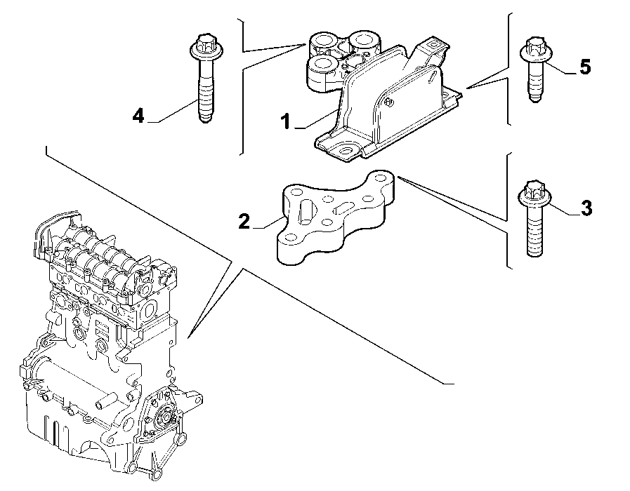 10002-020 GEARBOX INLET SCREW ANCHOR SUSPENSION