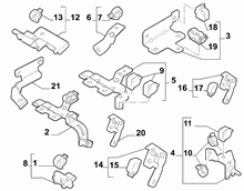 55300-050 BATTERY CABLE FASTENERS FOR COMMERCIAL VEHICLES