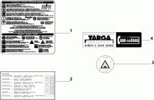 70750/00 ПРЕДУПР. ТАБЛИЧКИ И ИНСТРУКЦИИ