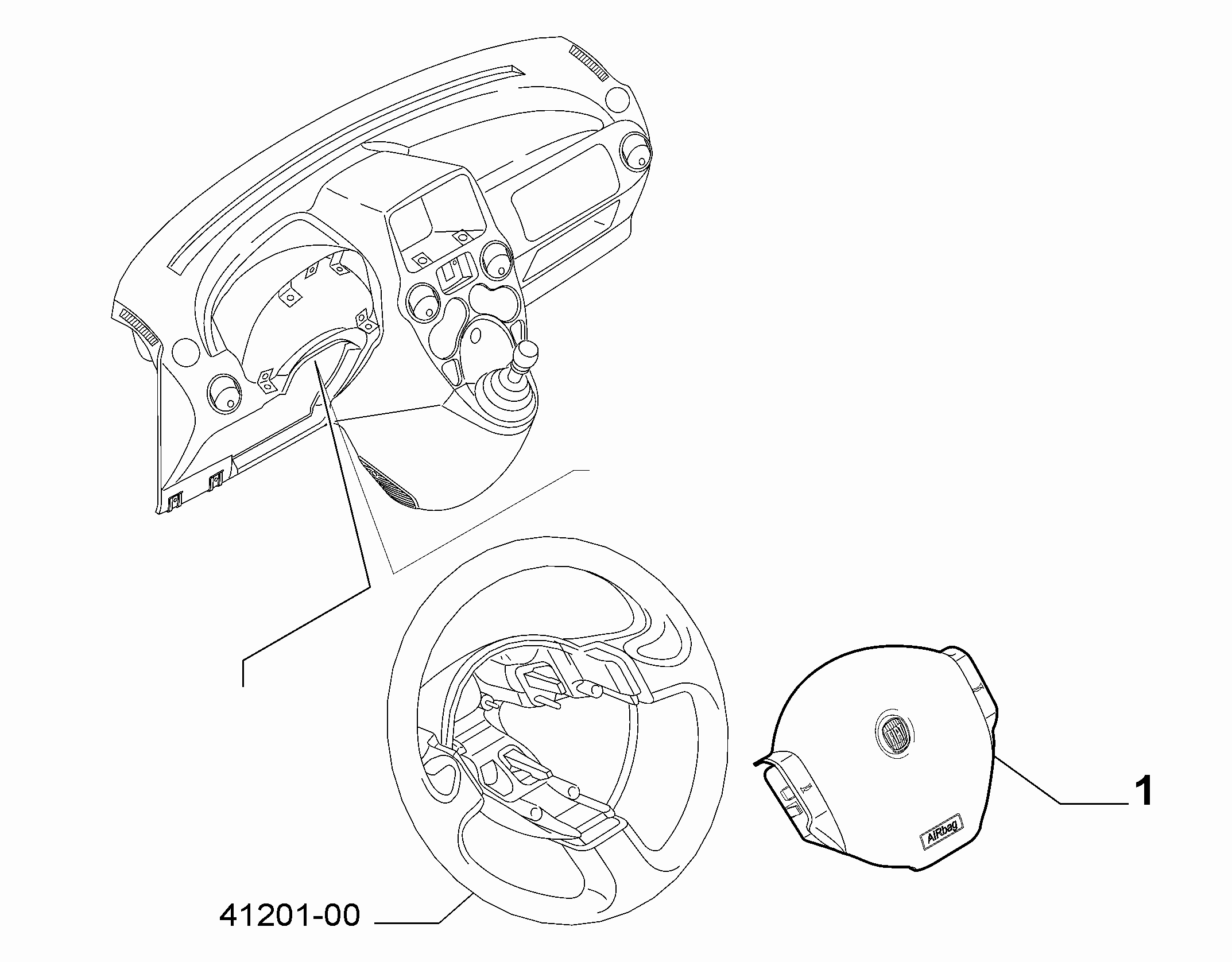 55508-010 DRIVERS AIRBAG