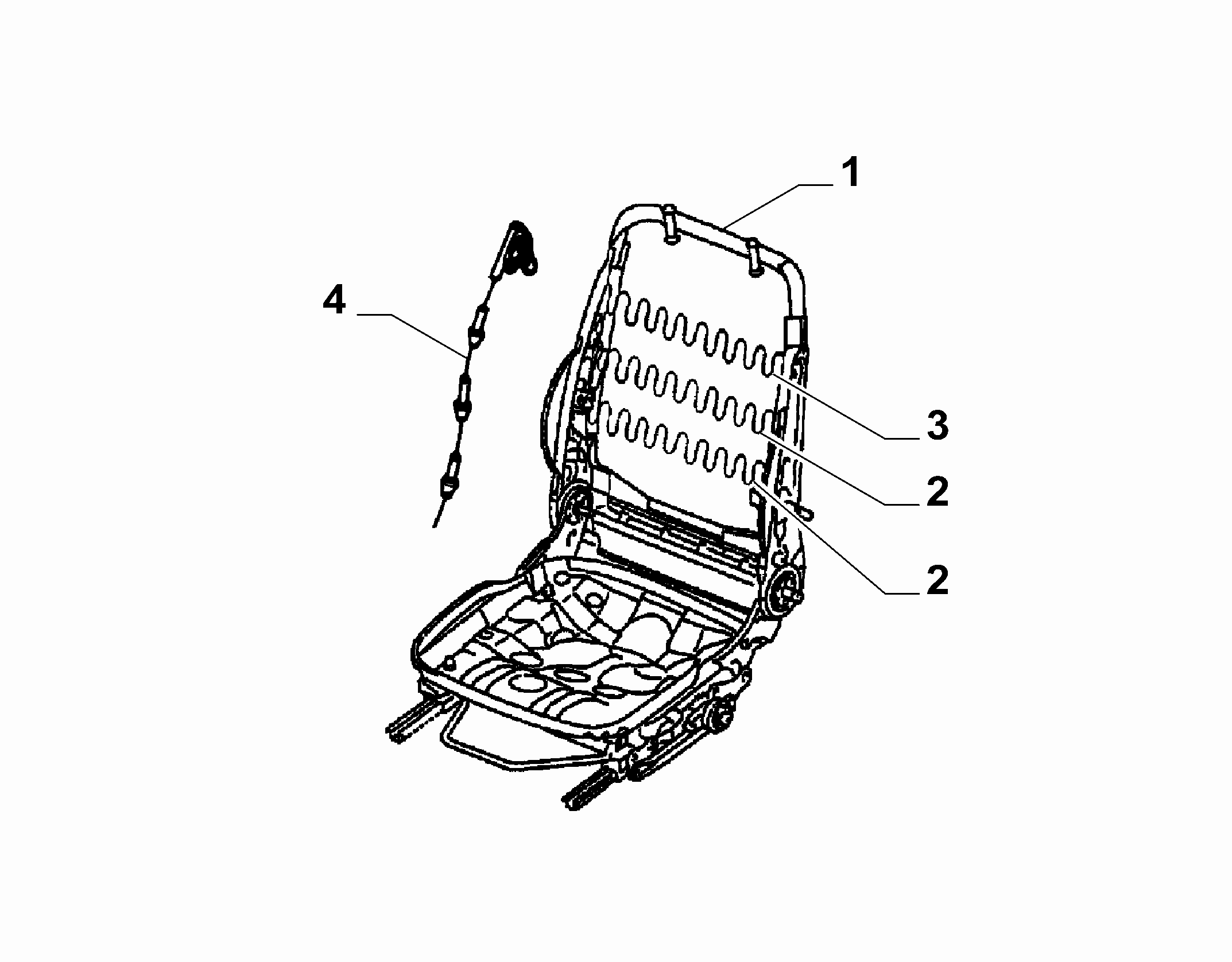 70601-020 FRONT SEAT FRAME