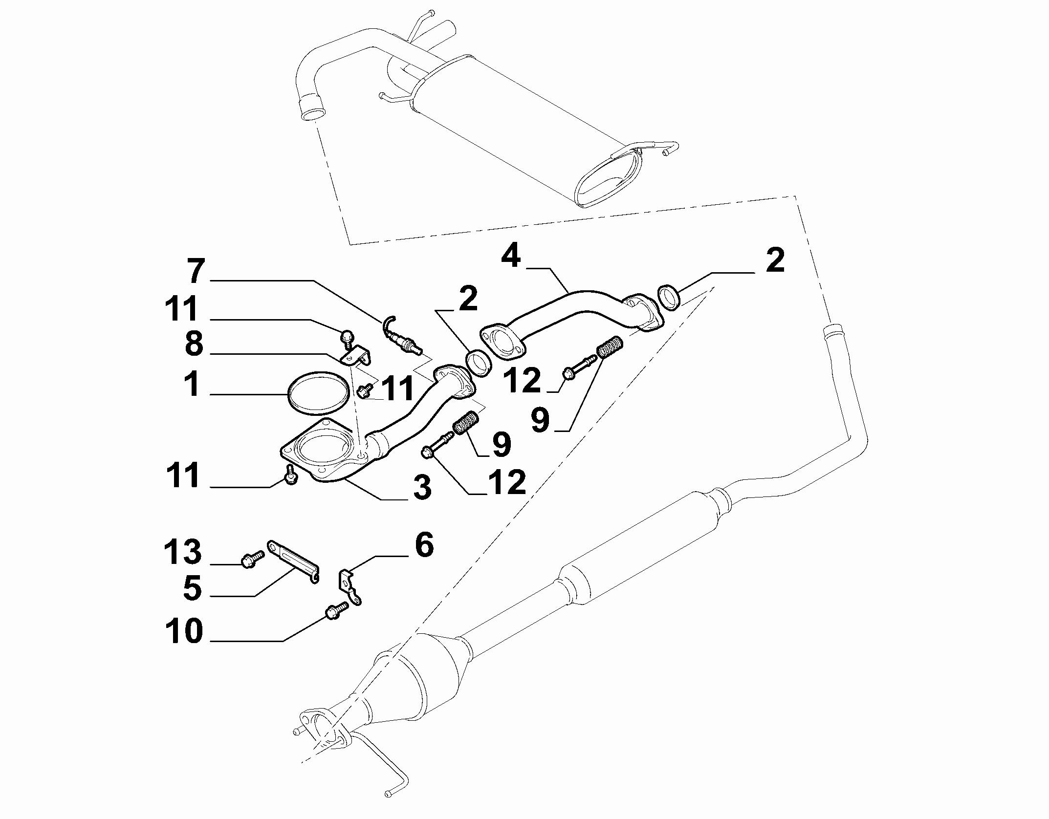 10258-010 FRONT PIPING