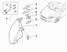 55401-010 FRONT HEADLIGHT