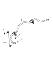 44301-030 CROSS ARM AND TORSION BAR