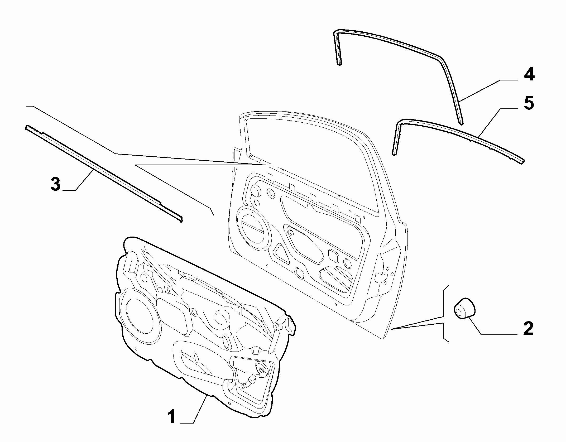 70129-070 FRONT DOOR TRIM