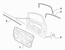 70129-070 FRONT DOOR TRIM