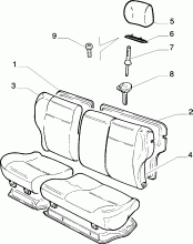 70613/07 REAR SEAT