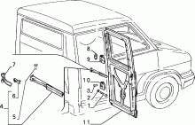 70136/00 ЗАДНИЕ БОКОВЫЕ ДВЕРИ