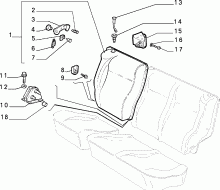 70613/01 REAR SEAT