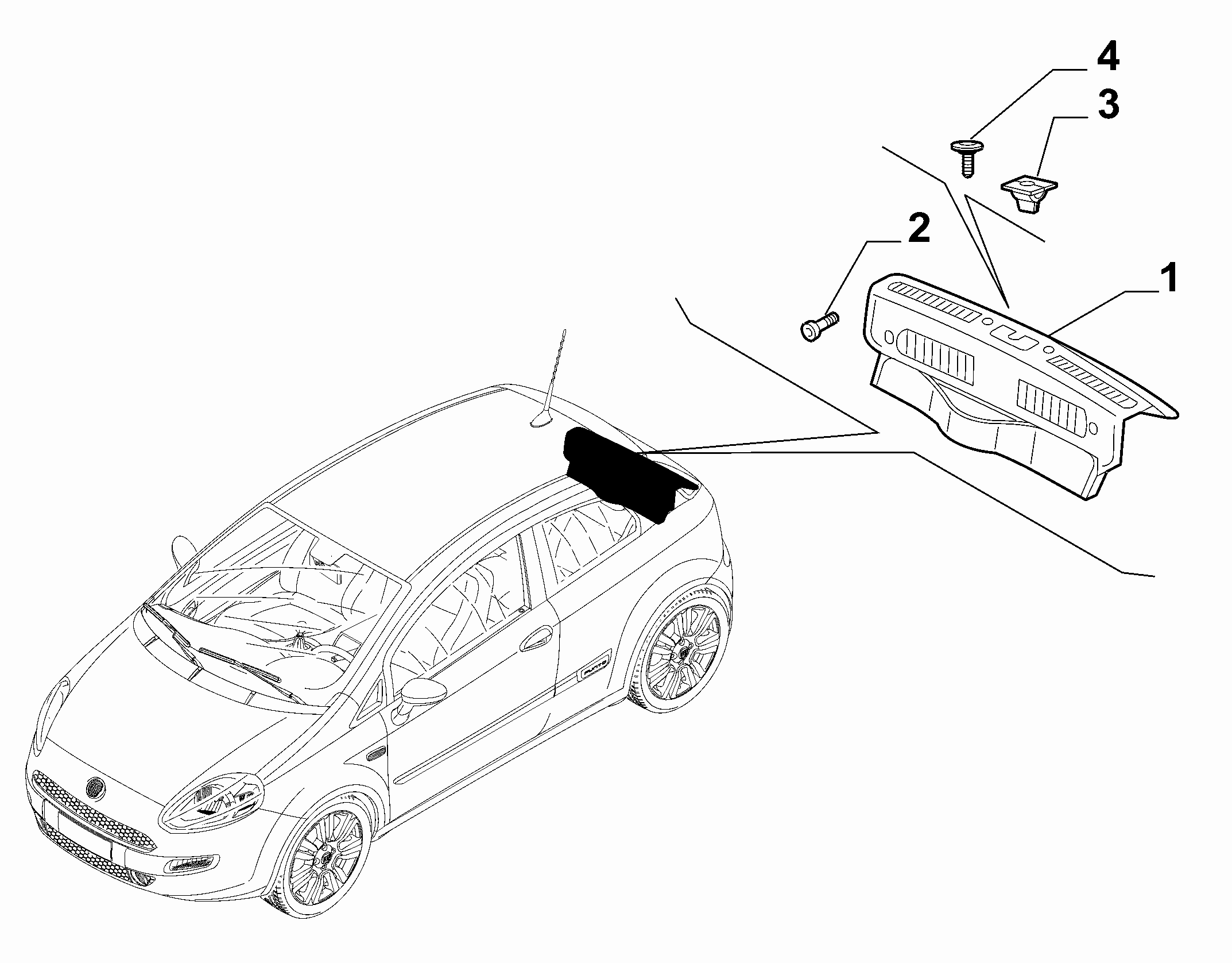 70526-020 REAR TRUNK INTERNAL LINING