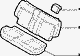 70615/00 REAR SEAT LINING
