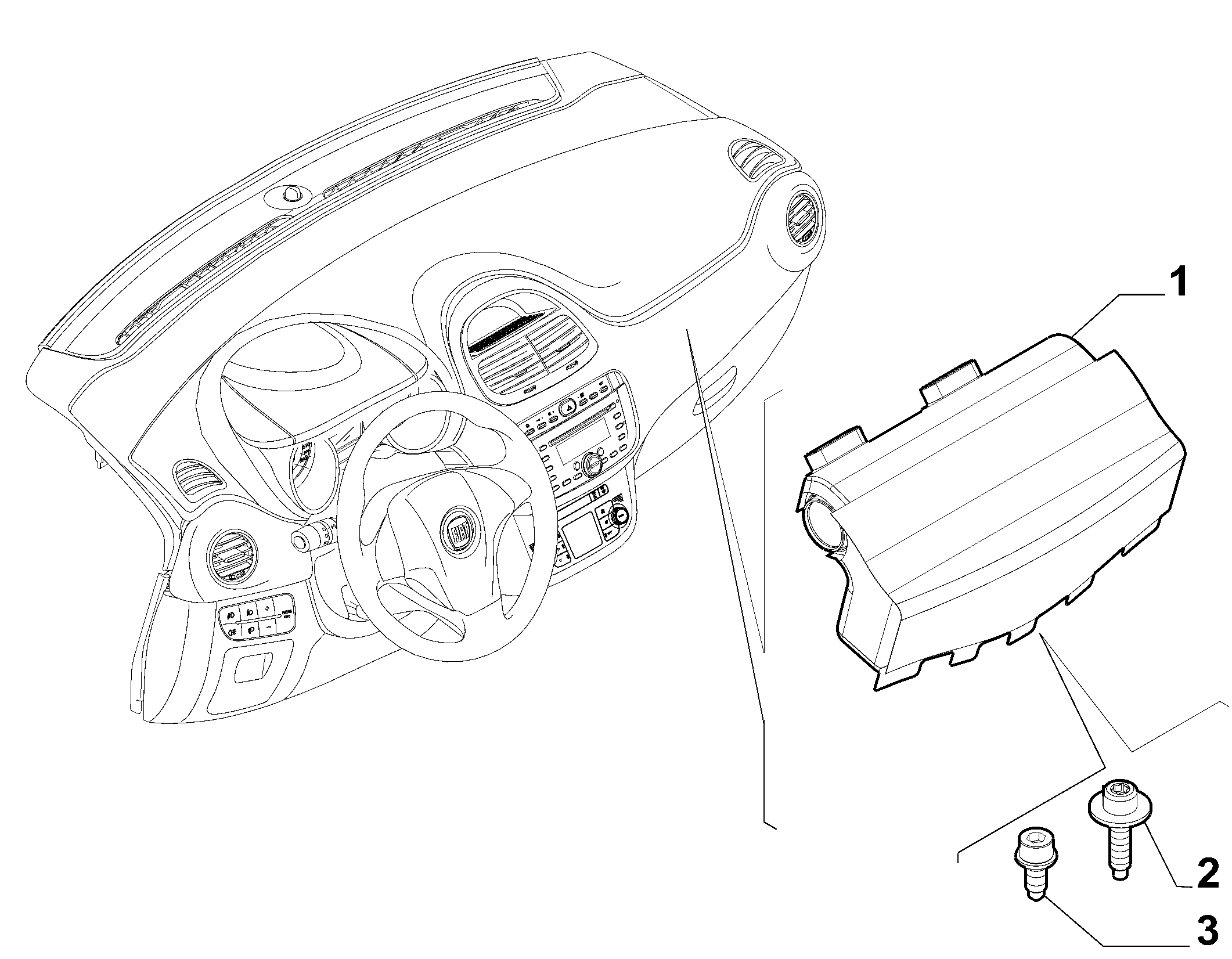 55508-020 PASSENGER AIRBAG