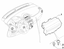 55508-020 PASSENGER AIRBAG