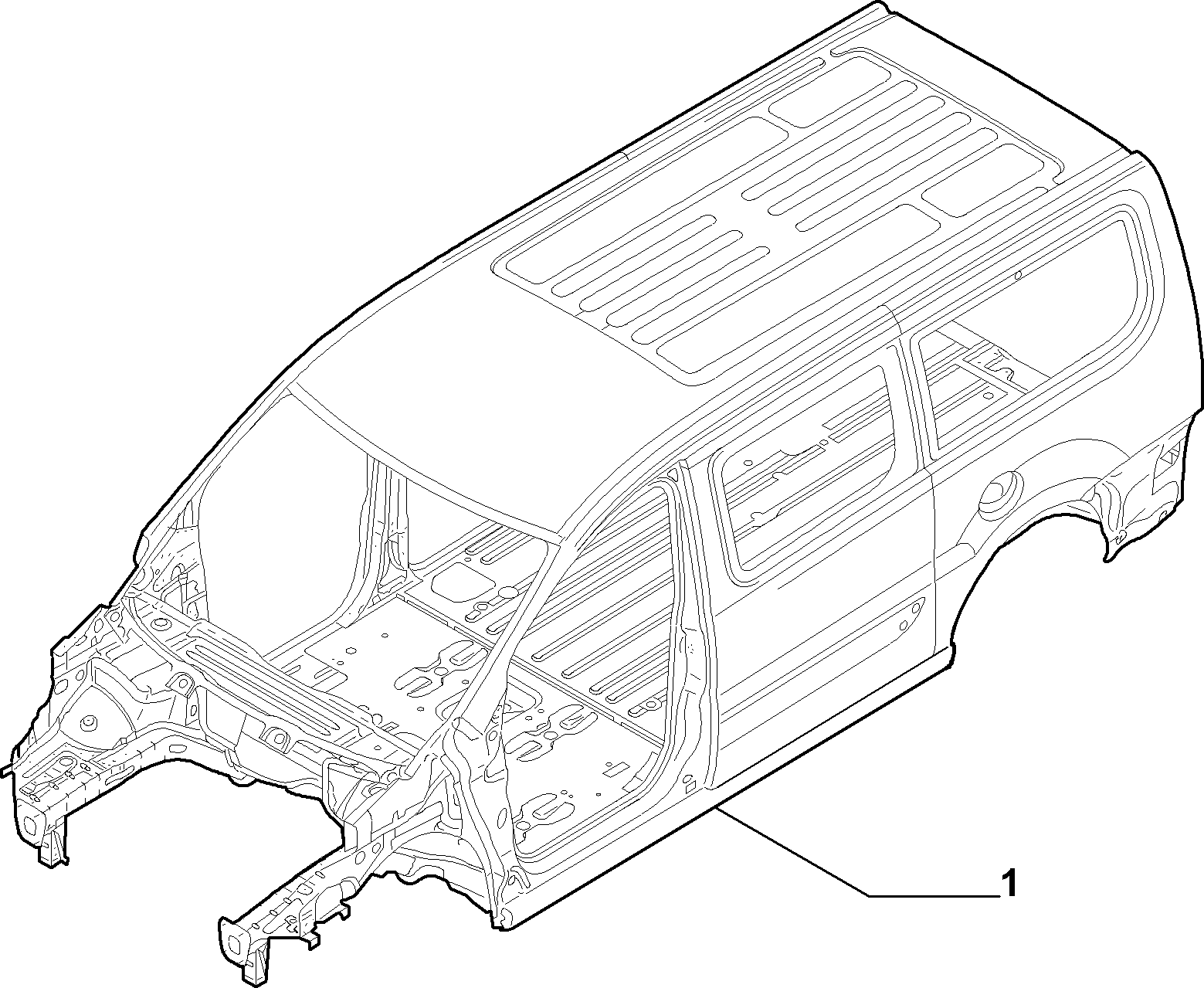 70001/00 СВАРНОЙ КУЗОВ