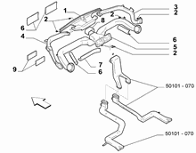 50101-060 FRONT AIR DUCT
