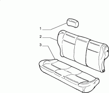 70615/00 REAR SEAT LINING
