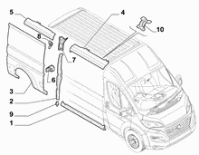 70020-040 OUTER SIDE PANEL FOR COMMERCIAL VEHICLES