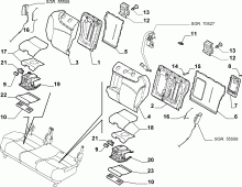 70613/05 REAR SEAT