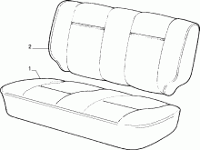 70615/00 REAR SEAT LINING 
