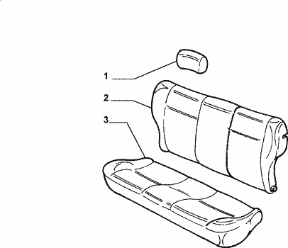 70615/00 REAR SEAT LINING