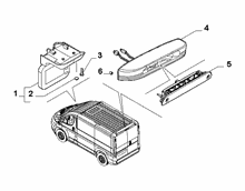 55501-070 PARKING REAR CAMERA