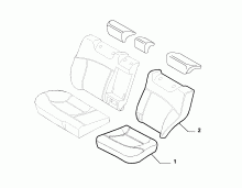 70615/05 REAR SEAT LINING