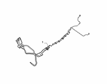 10201-030 ENGINE WELL FUEL PIPES