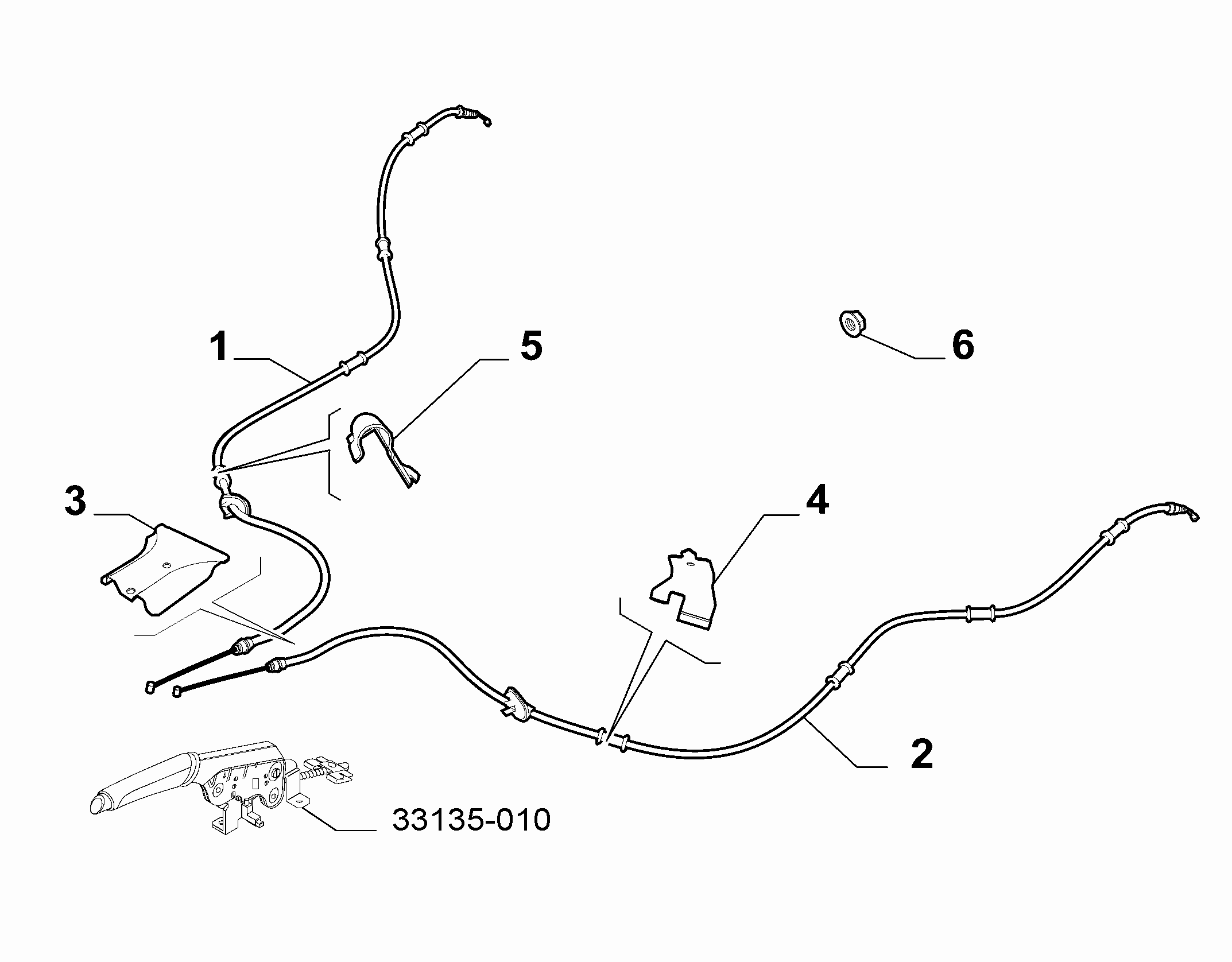 33135-020 HANDBRAKE HARNESS