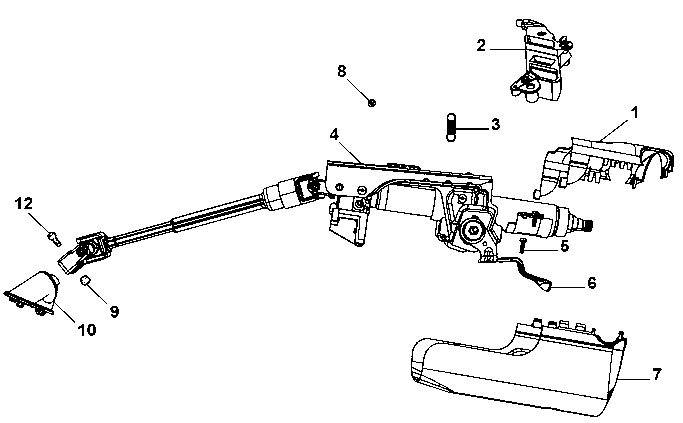 41201-020 POWER STEERING SHAFT