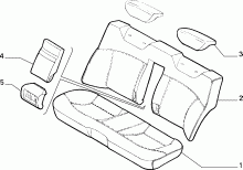 70615/00 REAR SEAT LINING 