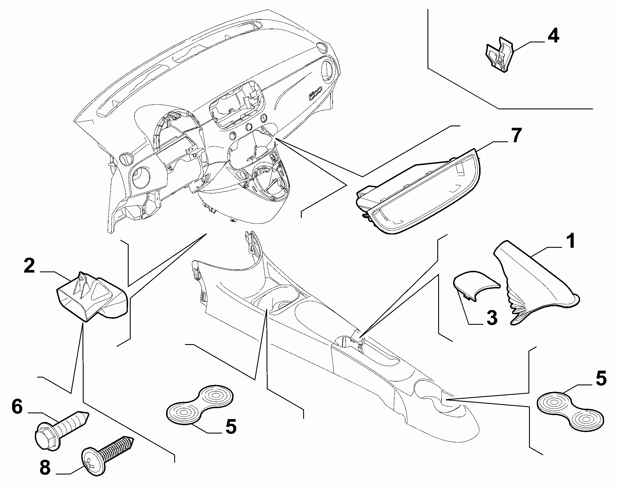 70504-040 COVERS  -  BEZELS - AIR DIFFUSER