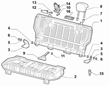 70613/00 REAR SEAT